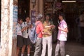 Happy indian student enjoying holi