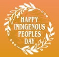 happy indigenous peoples day