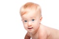 Happy infant face Royalty Free Stock Photo