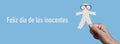 happy innocents day in spanish, web banner