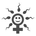 Happy Insemination V2 Flat Icon