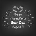 Happy international beer day