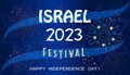 Happy ISRAEL Independence Day! Anniversary at 75 Birthday Event Festival Wallpaper