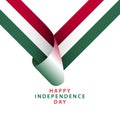 Happy Italy Independence Day Vector Template Design Illustrator