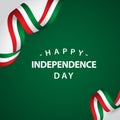 Happy Italy Independent Day Vector Template Design Illustration