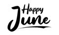 Happy June Stylish Bold Typography Text For Sale Banners Flyers and Templates