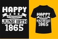 Happy Juneteenth June 19th 1865 T-shirt Design