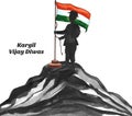 Happy kargil vijay diwas poster background