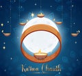 Happy Karva Chauth Poster Design