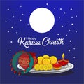 Happy karwa chauth . indian festival