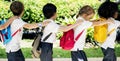 Happy kids at elementary school Royalty Free Stock Photo