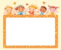 Happy Kids Rectangular Frame