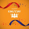 Happy King's Day Vector Template Design Illustration Royalty Free Stock Photo