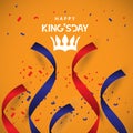 Happy King's Day Vector Template Design Illustration Royalty Free Stock Photo