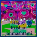 Happy Krishan Janmashtami Or Happy Janmashtami Beautiful Background Illustration Image.