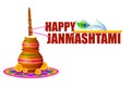 Happy Krishna Janmashtami Royalty Free Stock Photo