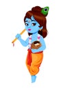 Happy Krishna Janmashtami. Lord Krishna Royalty Free Stock Photo