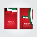 Happy Kuwait Independence Day Celebration Vector Template Design Illustration