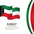 Happy Kuwait Independence Day Celebration Vector Template Design Illustration