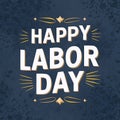 happy labar day poster card design Royalty Free Stock Photo
