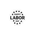 Happy Labor day banner, american patriotic background. Independence day of America Royalty Free Stock Photo