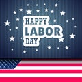 Happy Labor day card design Royalty Free Stock Photo