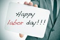 Happy labor day Royalty Free Stock Photo