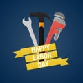 Happy labor day Royalty Free Stock Photo