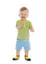 Happy laughing baby boy Royalty Free Stock Photo