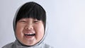 Šťastný usmievavý dieťa reklamný formát primárne určený pre použitie na webových stránkach 