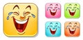 Happy laughing Emoticons Collection