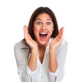 Happy laughing woman Royalty Free Stock Photo