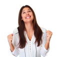 Happy laughing woman Royalty Free Stock Photo