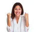 Happy laughing woman Royalty Free Stock Photo