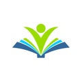 Happy Learning Book Symbol Design