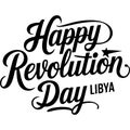 Happy Libya Revolution Day 2011 Royalty Free Stock Photo