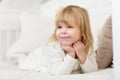 Happy little girl. Royalty Free Stock Photo