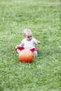 happy little kids playing in park outdoors Royalty Free Stock Photo