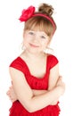 Happy little pretty girl Royalty Free Stock Photo