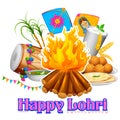 Happy Lohri background