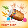 Happy Lohri background