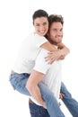 Happy loving couple smiling Royalty Free Stock Photo