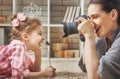 Happy loving family. Royalty Free Stock Photo