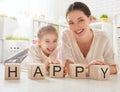 Happy loving family Royalty Free Stock Photo