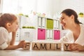 Happy loving family Royalty Free Stock Photo