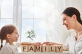 Happy loving family Royalty Free Stock Photo