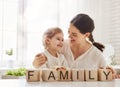 Happy loving family Royalty Free Stock Photo