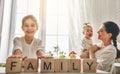 Happy loving family Royalty Free Stock Photo