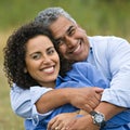 Happy Loving Hispanic Couple Royalty Free Stock Photo