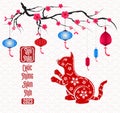 Happy lunar new year 2023, Vietnamese new year, Year of the Cat